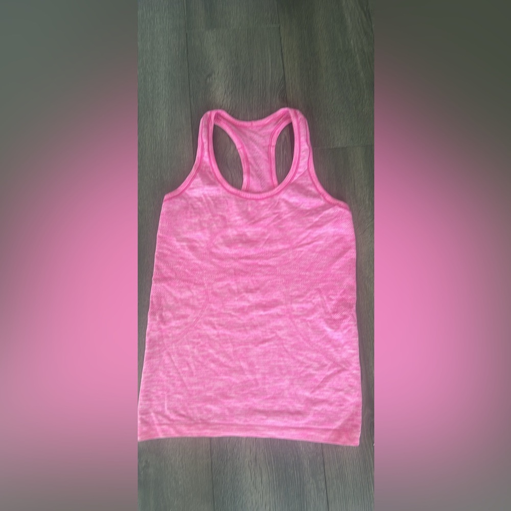 Lululemon Pink Racerback Tank Top